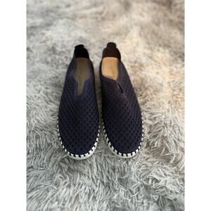 Isle Jacobsen Shoes Womens 6-6.5 Blue Tulip Plateau Loafer Chic Sneakers 37UK